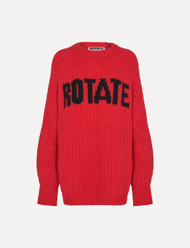 ROTATE - Knitted Logo Sweater