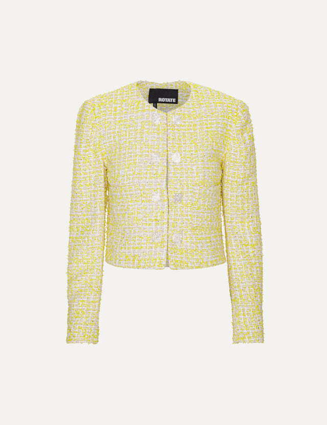 ROTATE - Boucle Cropped Jacket