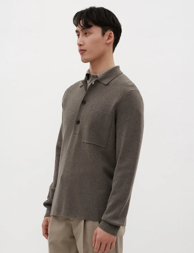 Norse Projects - Kian Merino Cotton Milano Polo