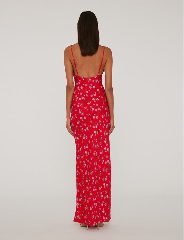 ROTATE - Printed Maxi Dress