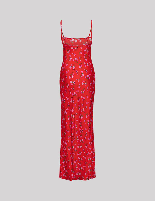 ROTATE - Printed Maxi Dress